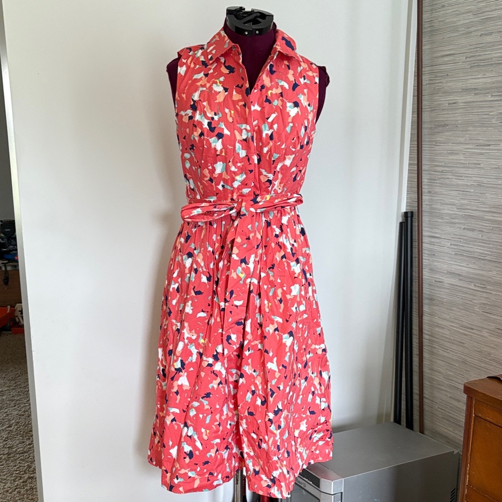 Jason Wu Sleeveless Collared Button Down Dress (S… - image 1